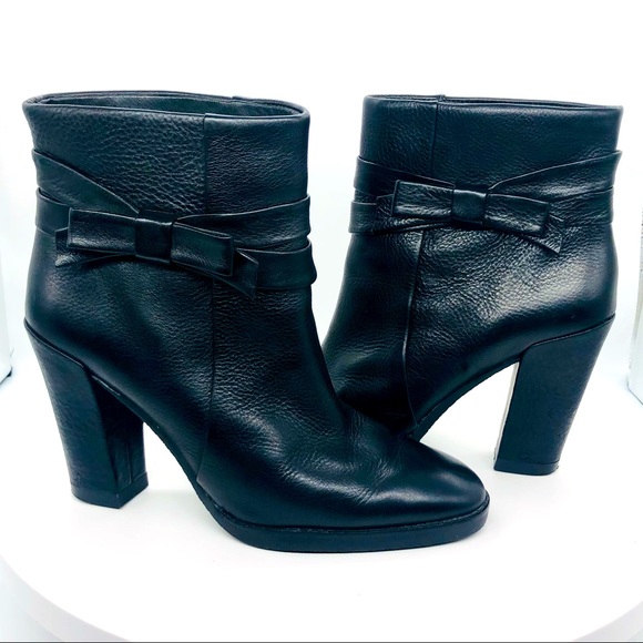 kate spade Shoes - SOLD! Kate Spade Mannie Bow Ankle Boots 8.5